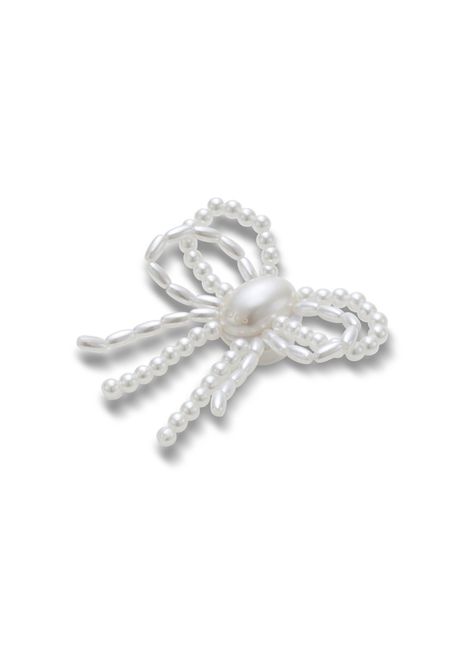 Jibbitz Charms CROCS | 5437WHITE PEARL BEADED BOW
